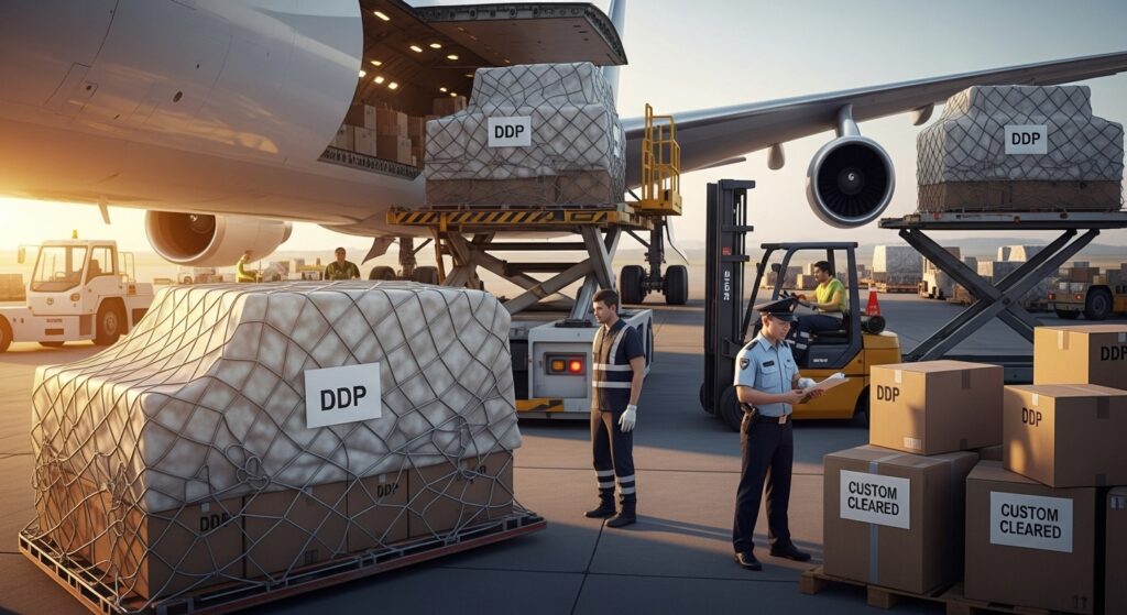 custom cleared DDP air freight