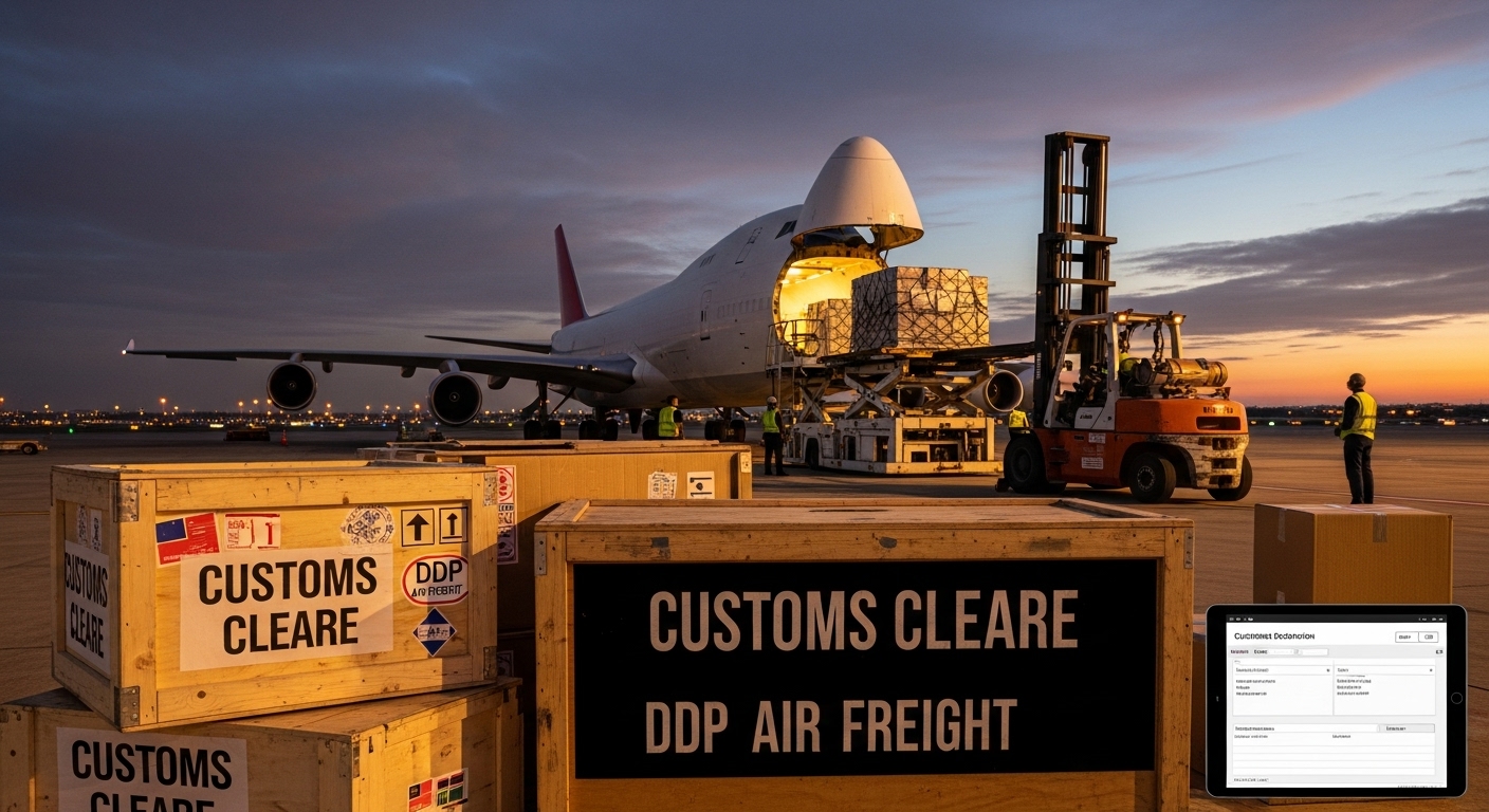 custom cleared DDP air freight