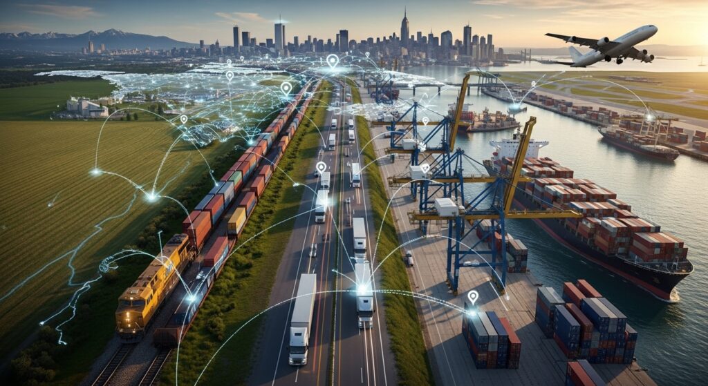 transport and logistics in north America